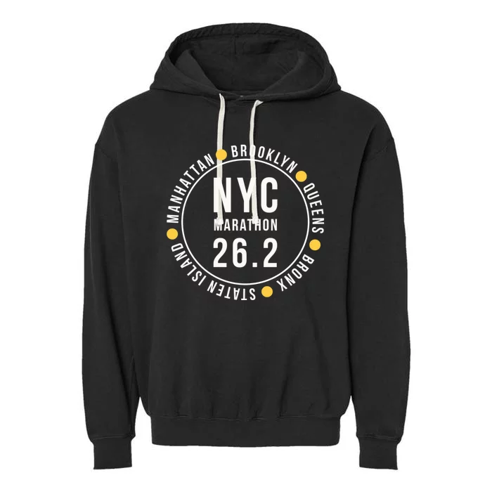 NYC New York City Marathon Garment-Dyed Fleece Hoodie