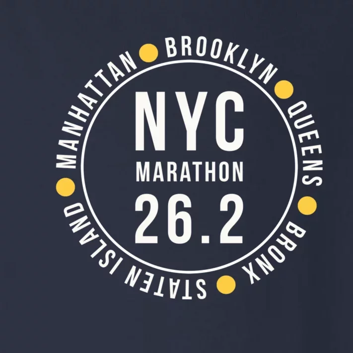 NYC New York City Marathon Toddler Long Sleeve Shirt