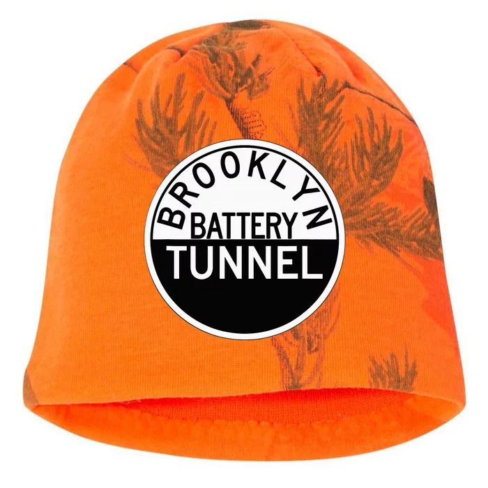 Nyc New York City Brooklyn Battery Tunnel Kati - Camo Knit Beanie