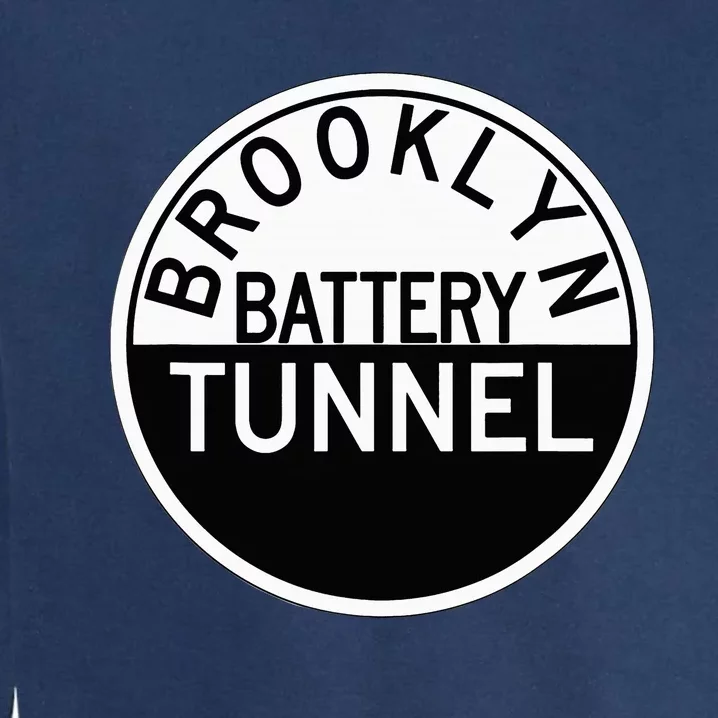 Nyc New York City Brooklyn Battery Tunnel Garment-Dyed Sweatshirt