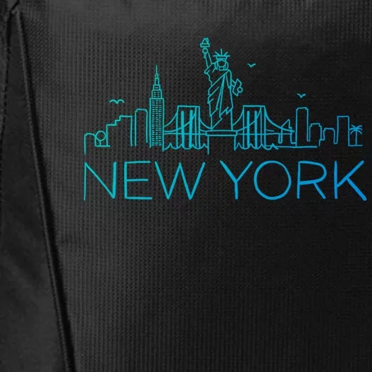 Nyc New York City Skylines Statue Of Liberty Birds Cute Gift City Backpack