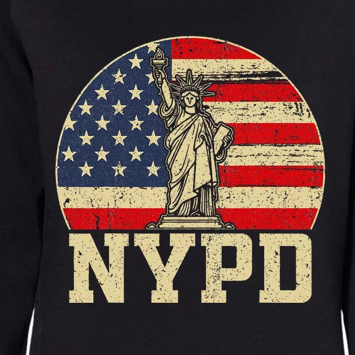 Nypd New York Police Department Womens California Wash Sweatshirt