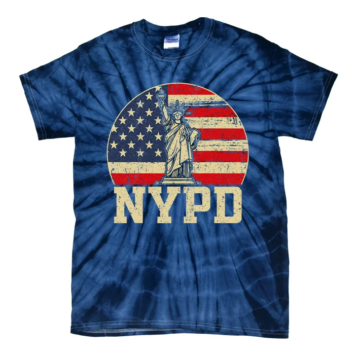 Nypd New York Police Department Tie-Dye T-Shirt