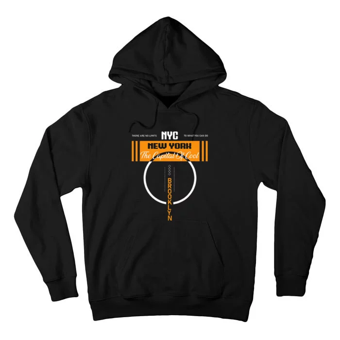 Nyc New York Brooklyn Capitol Of Cool Tall Hoodie