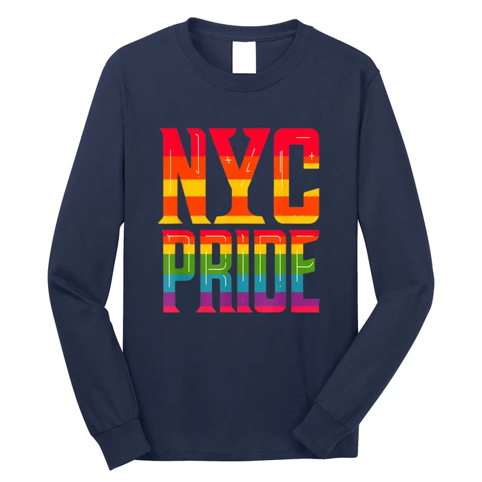 Nyc New York City Pride Month Long Sleeve Shirt