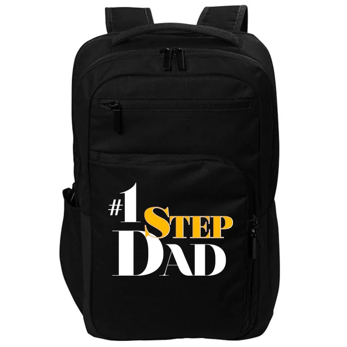 No 1 Step Dad Father's Day Impact Tech Backpack