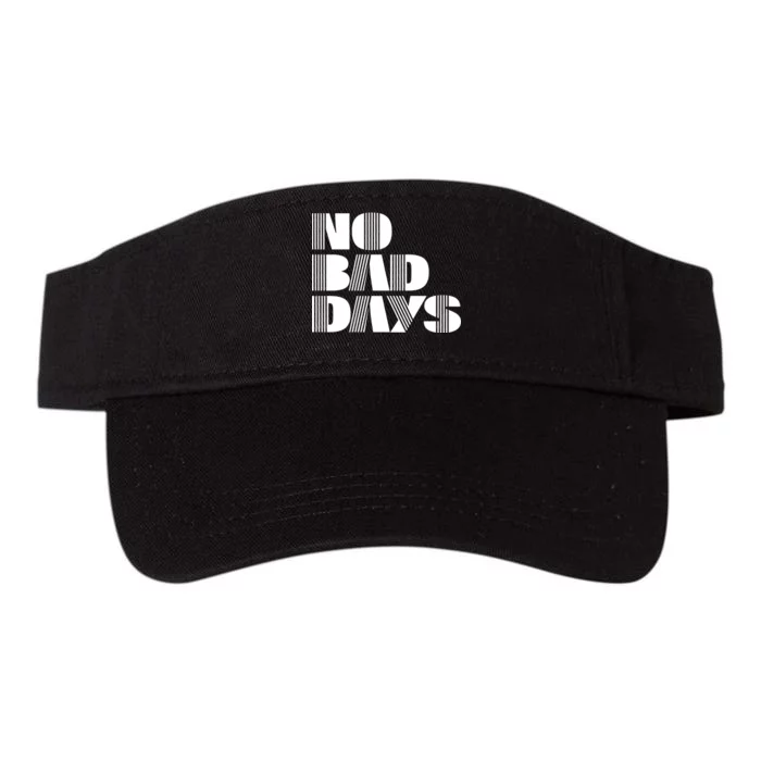 No Bad Days Funny Meme Valucap Bio-Washed Visor