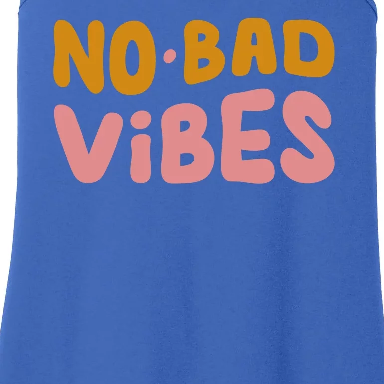 No Bad Vibes Ladies Essential Tank