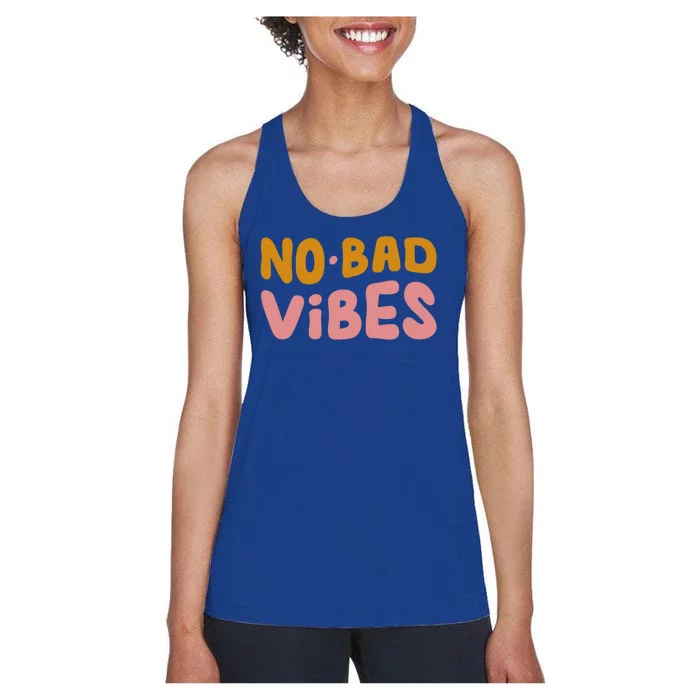 No Bad Vibes Women's Racerback Tank