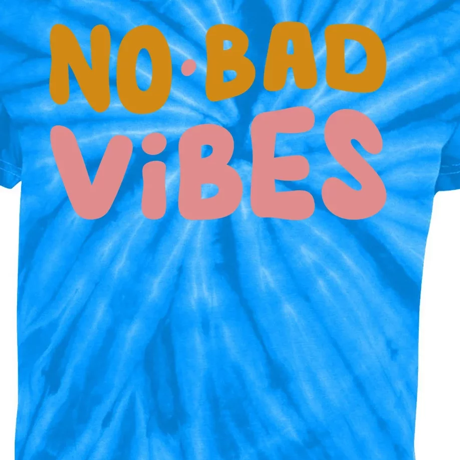 No Bad Vibes Kids Tie-Dye T-Shirt