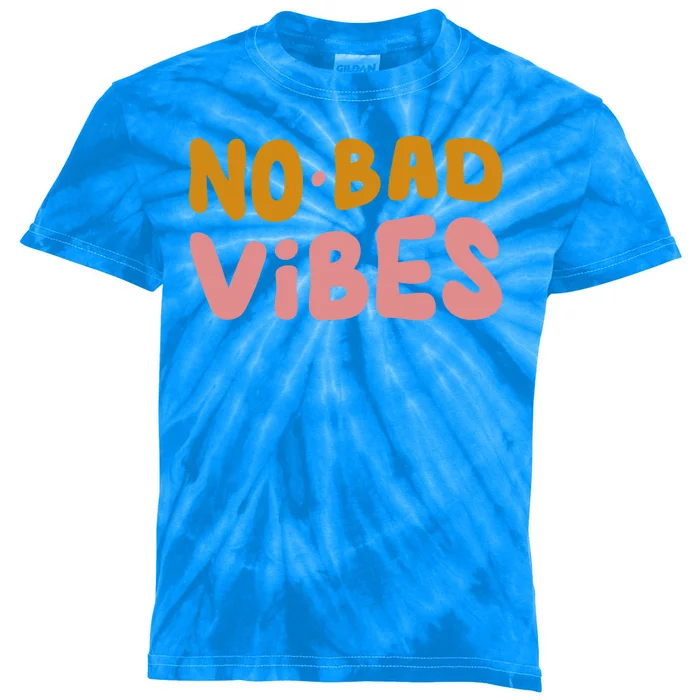 No Bad Vibes Kids Tie-Dye T-Shirt