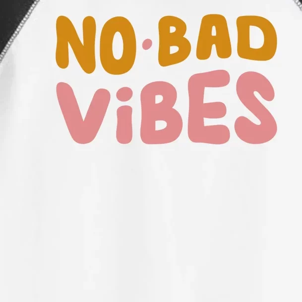 No Bad Vibes Toddler Fine Jersey T-Shirt