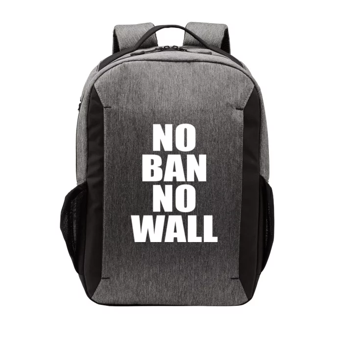 No Ban No Wall Anti Trump Resist Vector Backpack