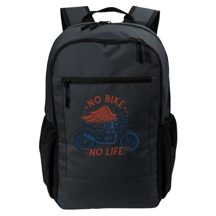 No Bike No Life Motrocycle Daily Commute Backpack