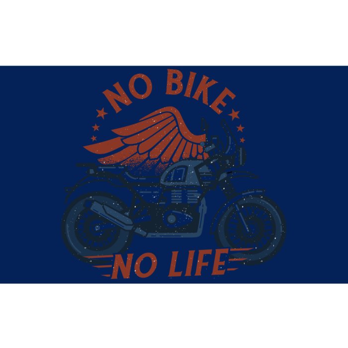 No Bike No Life Motrocycle Bumper Sticker