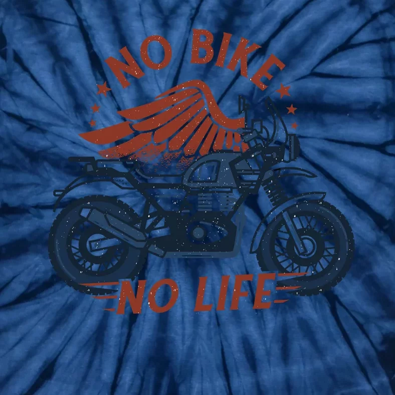 No Bike No Life Motrocycle Tie-Dye T-Shirt