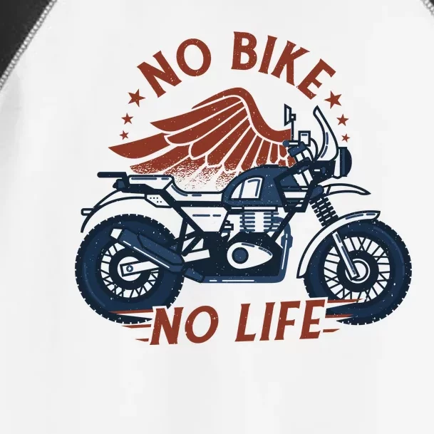 No Bike No Life Motrocycle Toddler Fine Jersey T-Shirt