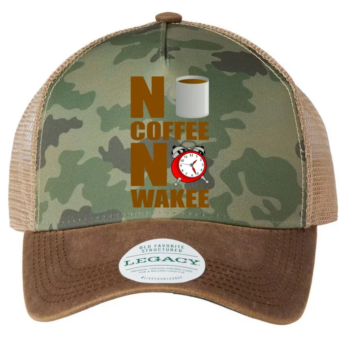 No Coffee No Wakee Legacy Tie Dye Trucker Hat