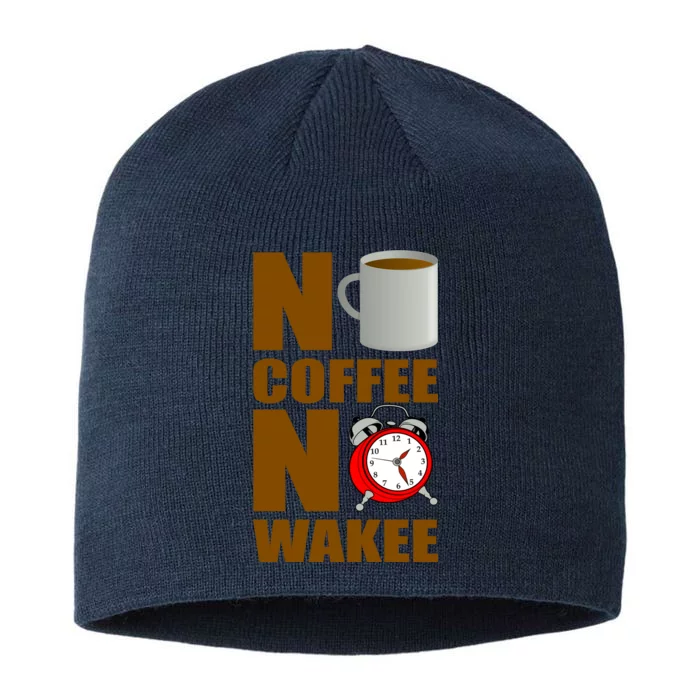 No Coffee No Wakee 8 1/2in Sustainable Knit Beanie