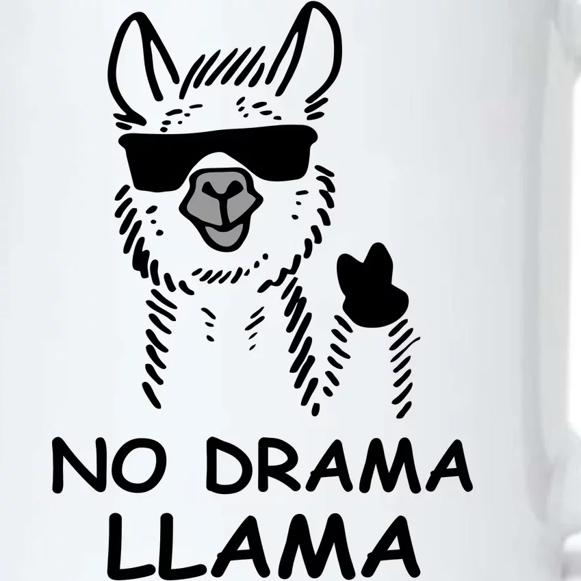 No Drama Llama Black Color Changing Mug