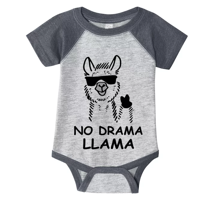 No Drama Llama Infant Baby Jersey Bodysuit