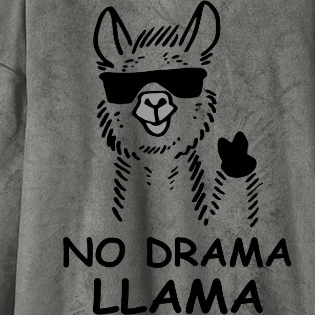 No Drama Llama Hooded Wearable Blanket