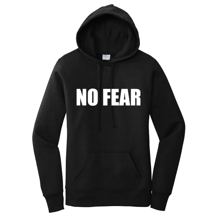 No Fear Word Imprint Women's Pullover Hoodie