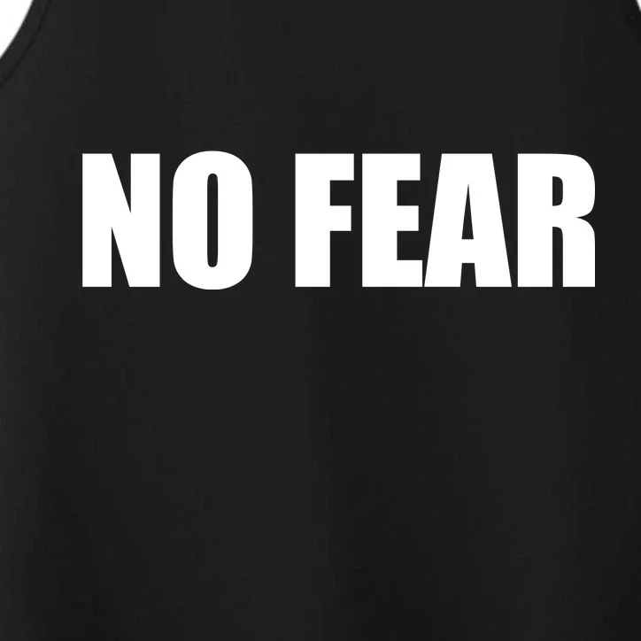 No Fear Word Imprint Performance Tank