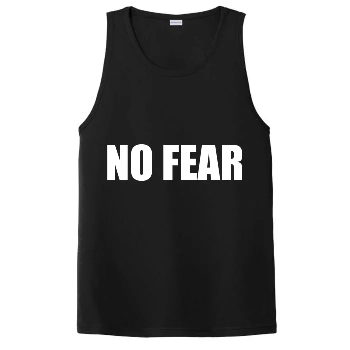 No Fear Word Imprint Performance Tank