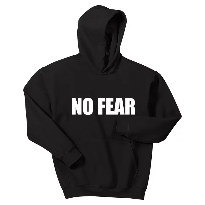 No Fear Word Imprint Kids Hoodie