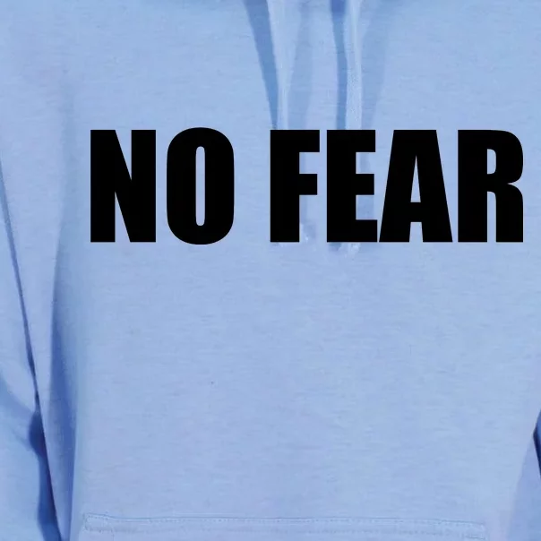 No Fear Word Imprint Unisex Surf Hoodie