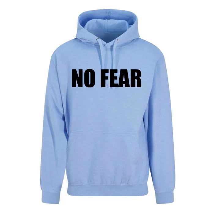 No Fear Word Imprint Unisex Surf Hoodie