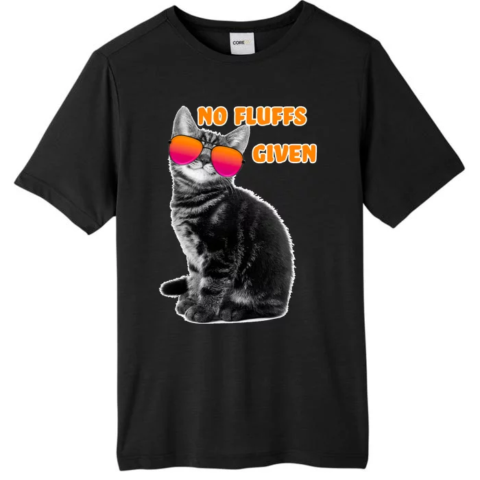 No Fluffs Given Kitten Sunglasses ChromaSoft Performance T-Shirt