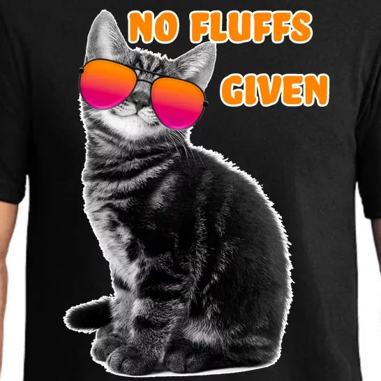 No Fluffs Given Kitten Sunglasses Pajama Set