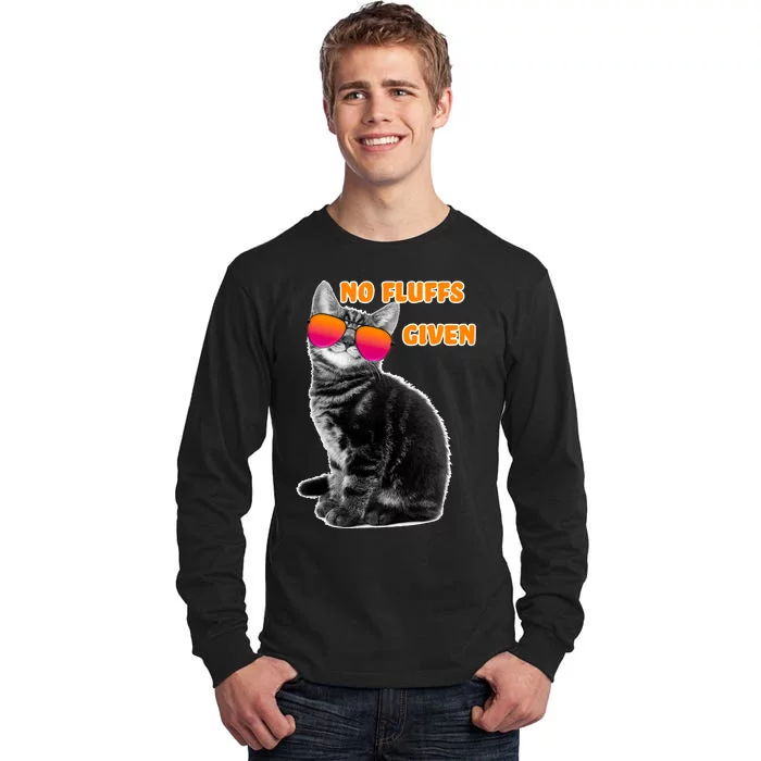 No Fluffs Given Kitten Sunglasses Tall Long Sleeve T-Shirt