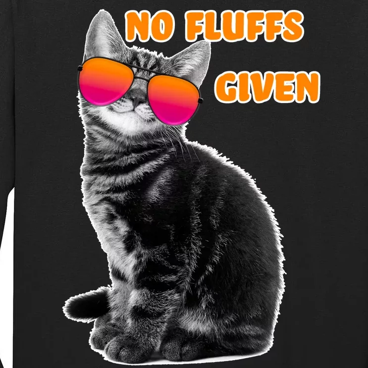 No Fluffs Given Kitten Sunglasses Tall Long Sleeve T-Shirt