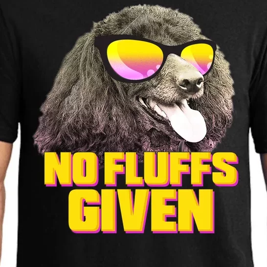 No Fluffs Given Poodle Pajama Set