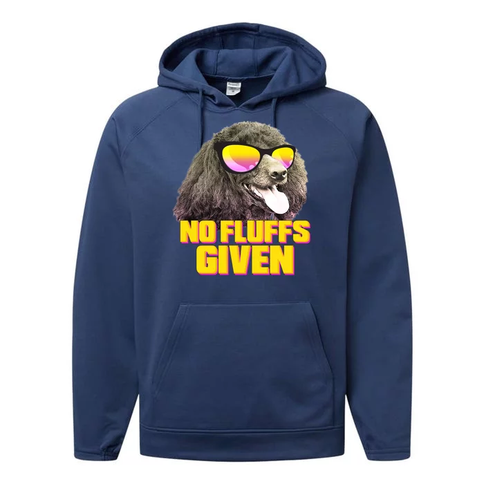 No Fluffs Given Poodle Performance Fleece Hoodie