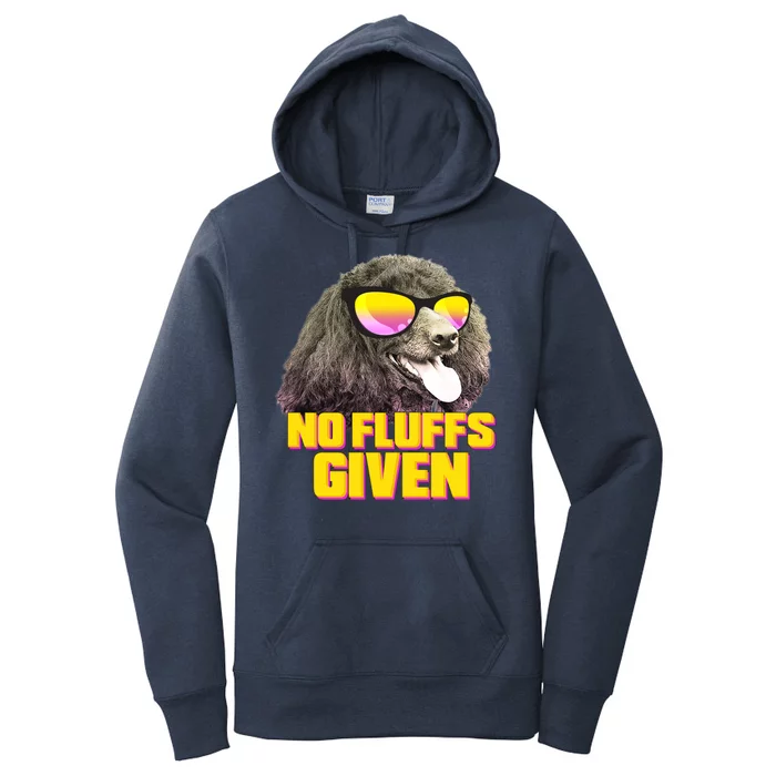 No Fluffs Given Poodle Women's Pullover Hoodie