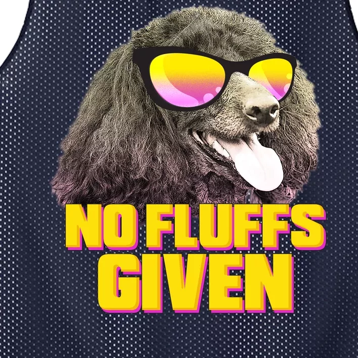 No Fluffs Given Poodle Mesh Reversible Basketball Jersey Tank