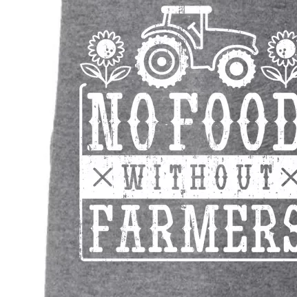 No Food Without Farmers Doggie 3-End Fleece Hoodie