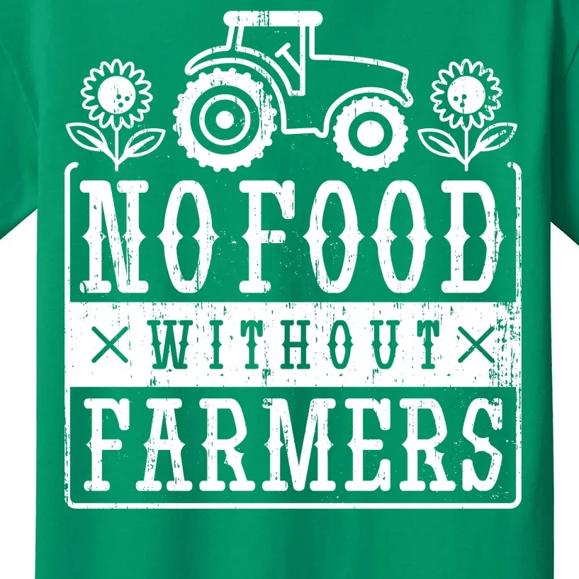 No Food Without Farmers Kids T-Shirt