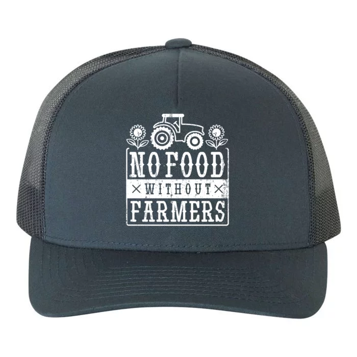 No Food Without Farmers Yupoong Adult 5-Panel Trucker Hat