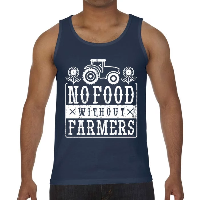 No Food Without Farmers Comfort Colors® Tank Top