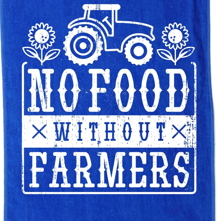 No Food Without Farmers Platinum Collection Golf Towel