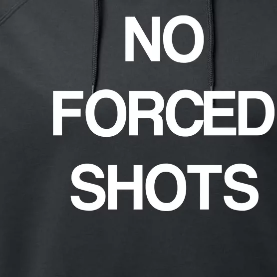 No Forced Shots Performance Fleece Hoodie