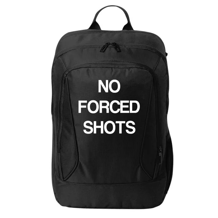 No Forced Shots City Backpack