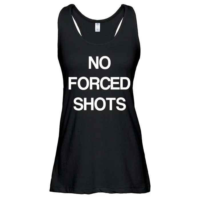 No Forced Shots Ladies Essential Flowy Tank