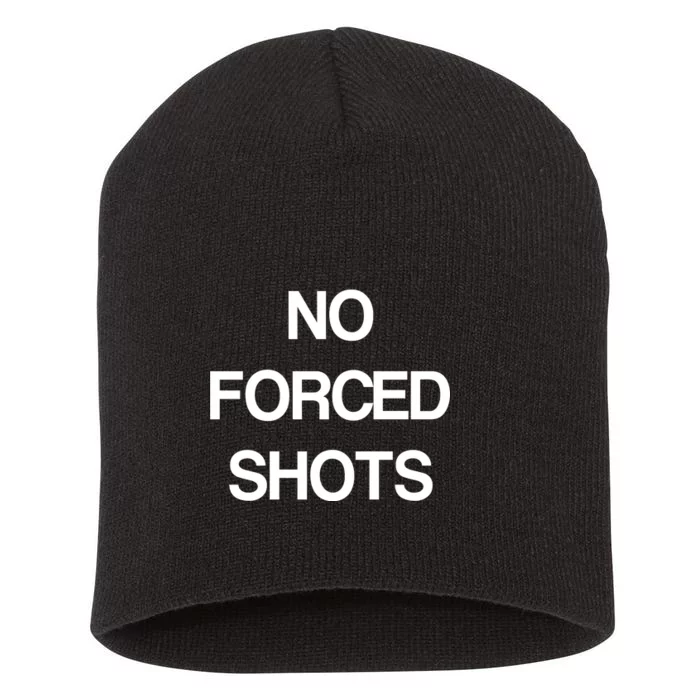 No Forced Shots Short Acrylic Beanie