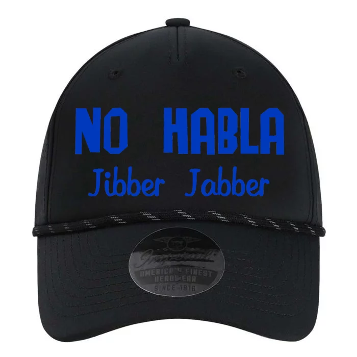 No Habla Jibber Jabber Spanish Performance The Dyno Cap